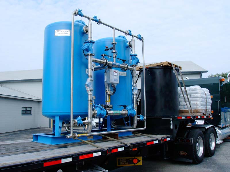 Automatic Duplex Industrial Water Softener ASD-4272-4/3/1.5/SS